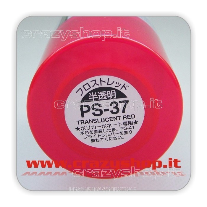 Colore Spray PS37 Rosso Traslucido