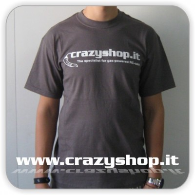 T-Shirt Crazyshop Grigia