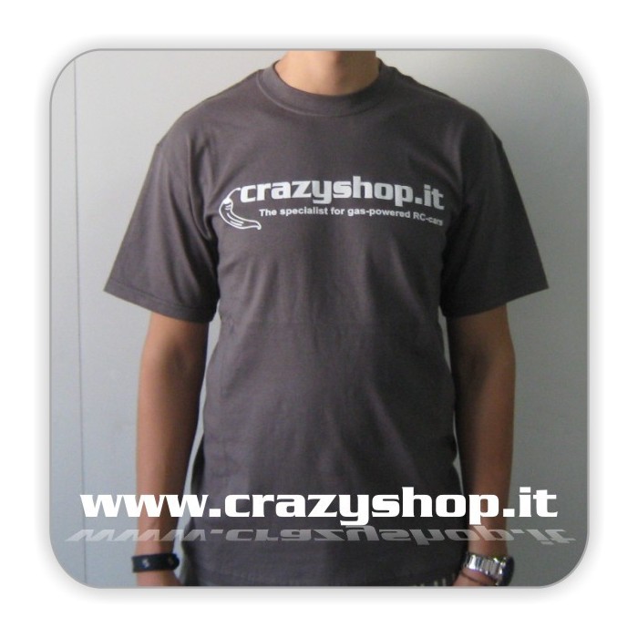 T-Shirt Crazyshop Grigia