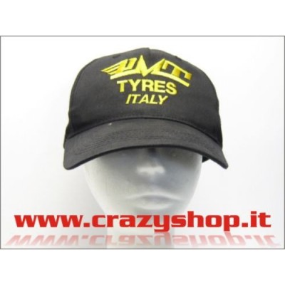 Cappellino "PMT Tyres Italy" Nero e Giallo