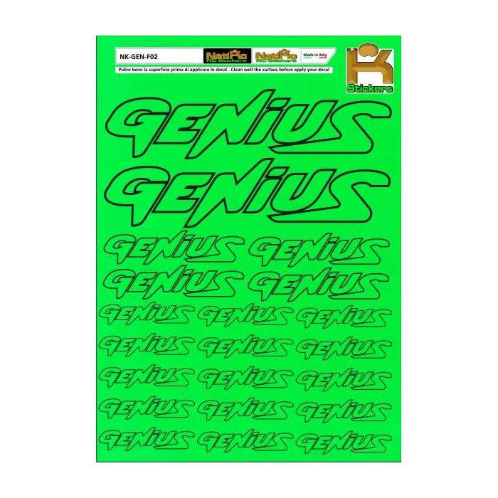 Logo Sponsor Verde Fluo GENIUS